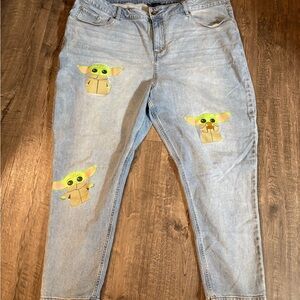 Universe Star Wars Light Blue Denim baby Yoda size 22